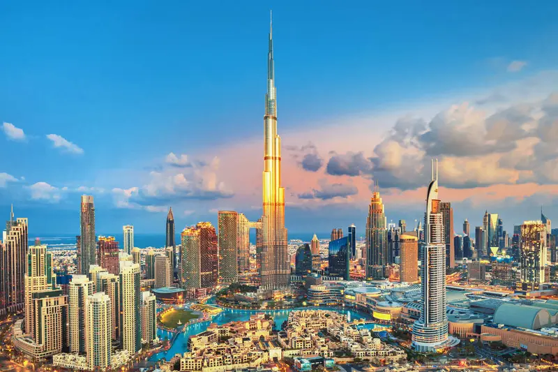 The Burj Khalifa and Downtown Dubai