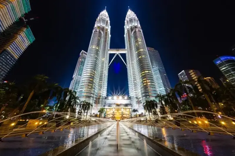 The Petronas Twin Towers, Kuala Lumpur