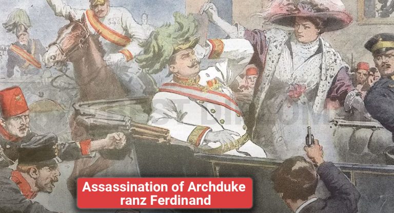 assassination of archduke franz ferdinand summary quizlet
